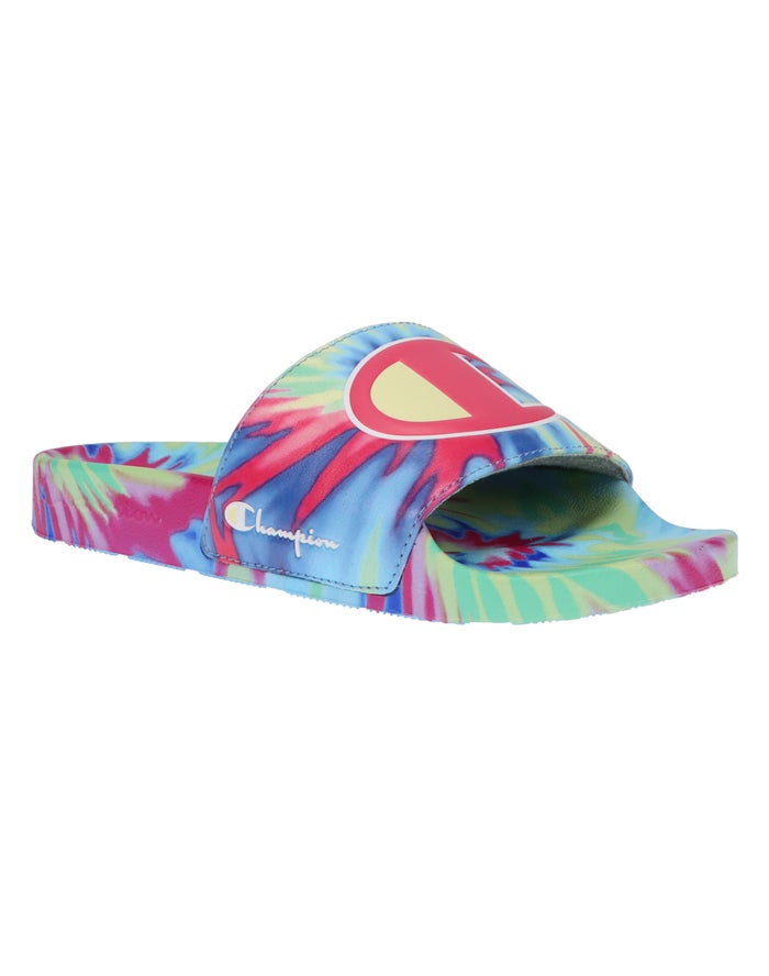 Champion Womens Slides NZ - Tie Dye Multicolor ( 5410-CJPXT )